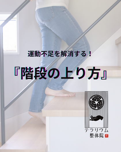 運動不足を解消する！『階段の上り方』🏃‍♀️